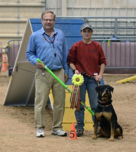 Rottweiler Maggie goes Mach 5